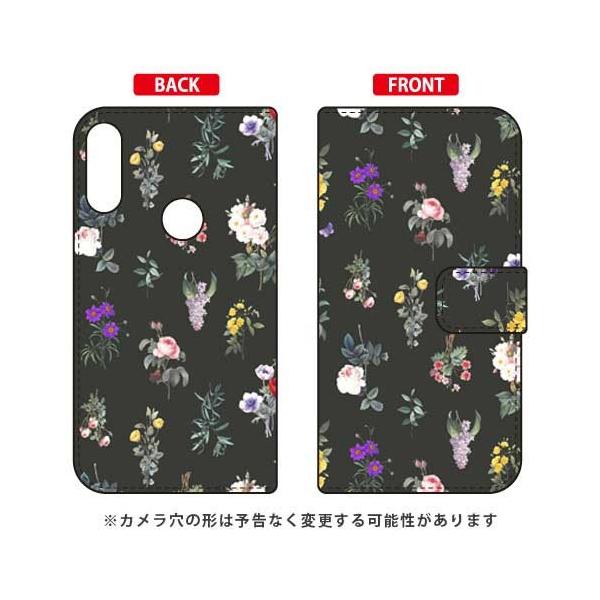 ZenFone Max Pro M2 �P�[�X ZB631KL �蒠 SINDEE Botanical �i�u���b�N�j �X�}�z�P�[�X (�󒍐��Y)