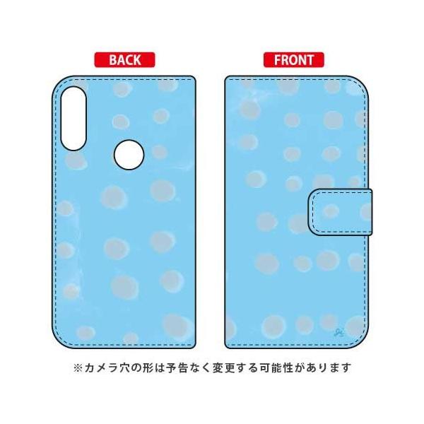 ZenFone Max Pro M2 �P�[�X ZB631KL �蒠 �I�u�`�W�� dot series �u���[ �X�}�z�P�[�X (�󒍐��Y)