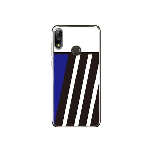 ZenFone Max Pro M2 �P�[�X ZB631KL BLUE �� BLACK �u���[ �X�}�z�P�[�X (�󒍐��Y)