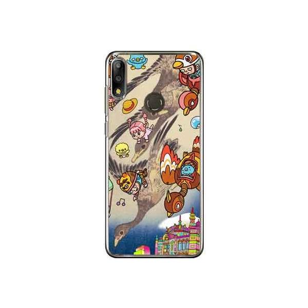 ZenFone Max Pro M2 �P�[�X ZB631KL �C���X�g���[�^�[326 �l�I�����G ��̎U�� �X�}�z�P�[�X (�󒍐��Y)