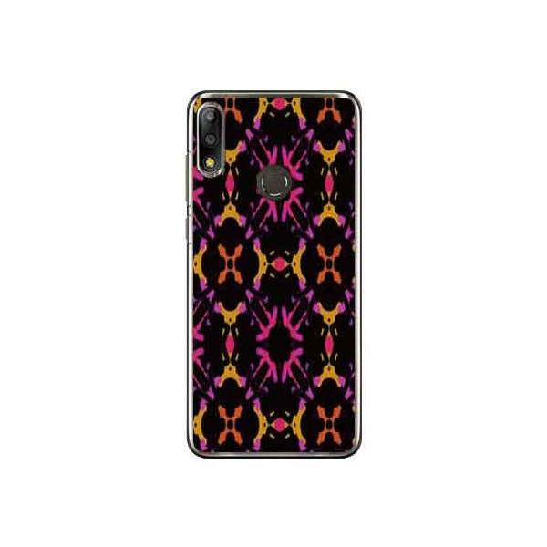 ZenFone Max Pro M2 �P�[�X ZB631KL �L�����f�B�{�b�N�X �u���b�N �I�����W �X�}�z�P�[�X (�󒍐��Y)