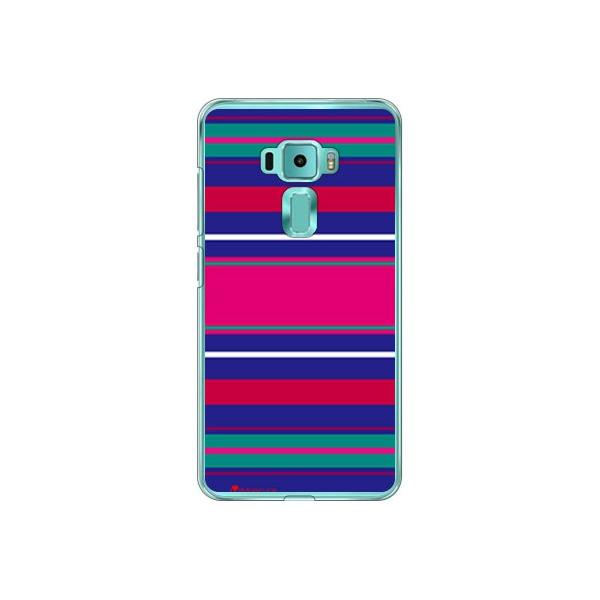 ZenFone 3�i5.2�C���`�j ZE520KL Moisture Stripe �u���[ �X�}�z�P�[�X (�󒍐��Y)