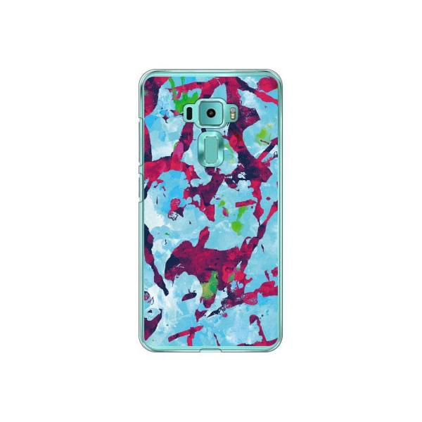 ZenFone 3�i5.2�C���`�j ZE520KL �A�u�X�g���N�g Camo �u���[ �s���N �X�}�z�P�[�X (�󒍐��Y)