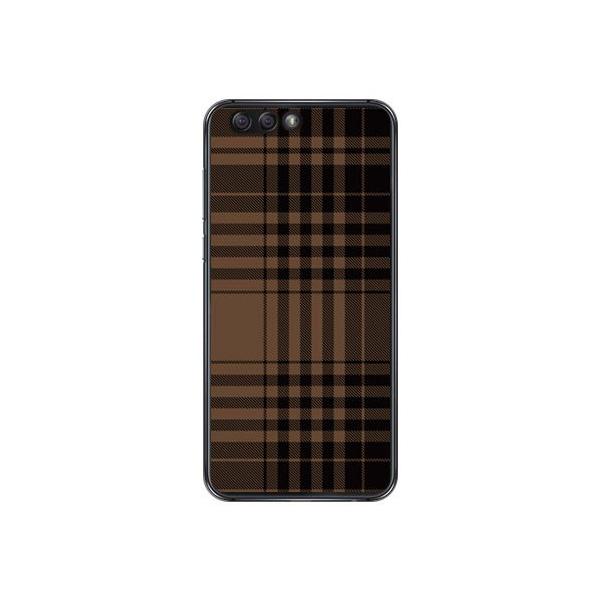 ZenFone 4 �P�[�X ZE554KL �`�F�b�N �u���E��×�u���b�N �X�}�z�P�[�X (�󒍐��Y)