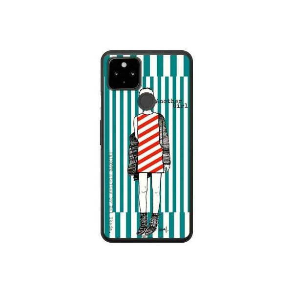 Google Pixel 4a �i5G�j �r�c�n�� �A�i�U�[�K�[���E�X�g���C�v�E�^�[�R�C�Y�O���[�� �X�}�z�P�[�X (�󒍐��Y)