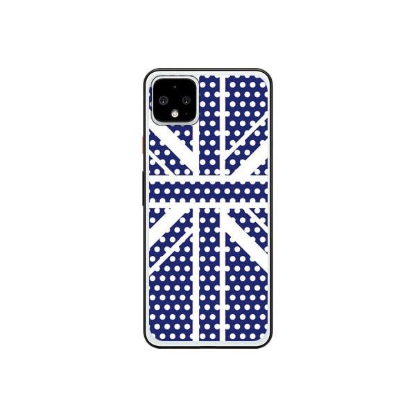 Google Pixel 4 XL �P�[�X Cross dot union jack �l�C�r�[ �X�}�z�P�[�X (�󒍐��Y)