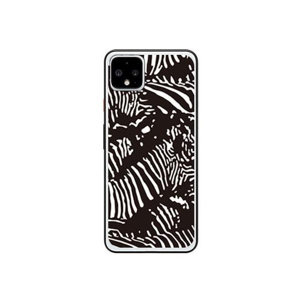 Google Pixel 4 XL �P�[�X Zebra camo �u���b�N �X�}�z�P�[�X (�󒍐��Y)