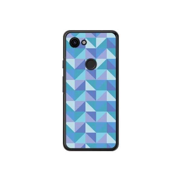Google Pixel 3a �����_���u���b�N �u���[ �X�}�z�P�[�X (�󒍐��Y)