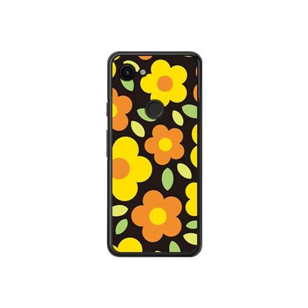 Google Pixel 3a �t�����[�|�b�v �u���b�N×�C�G���[ �X�}�z�P�[�X (�󒍐��Y)