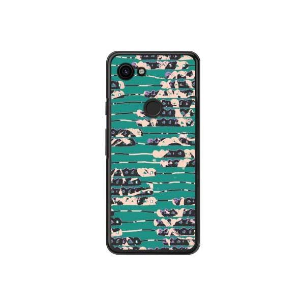 Google Pixel 3a �A�u�X�g���N�g Camo �O���[�� �x�[�W�� �X�}�z�P�[�X (�󒍐��Y)