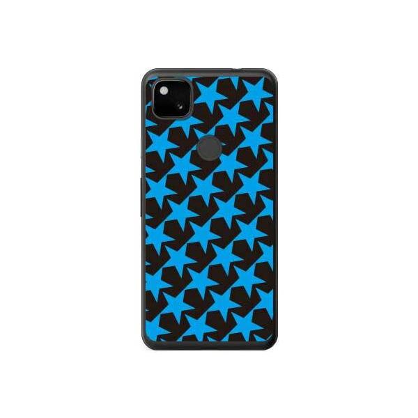 Google Pixel 4a �X�^�[ TYPE2 �u���b�N×�u���[ �X�}�z�P�[�X (�󒍐��Y)