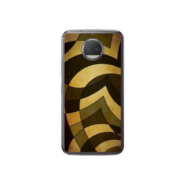Moto G5s Plus �P�[�X XT1805 �u���b�N×�S�[���h �n�[�g Cf ltd �X�}�z�P�[�X (�󒍐��Y)