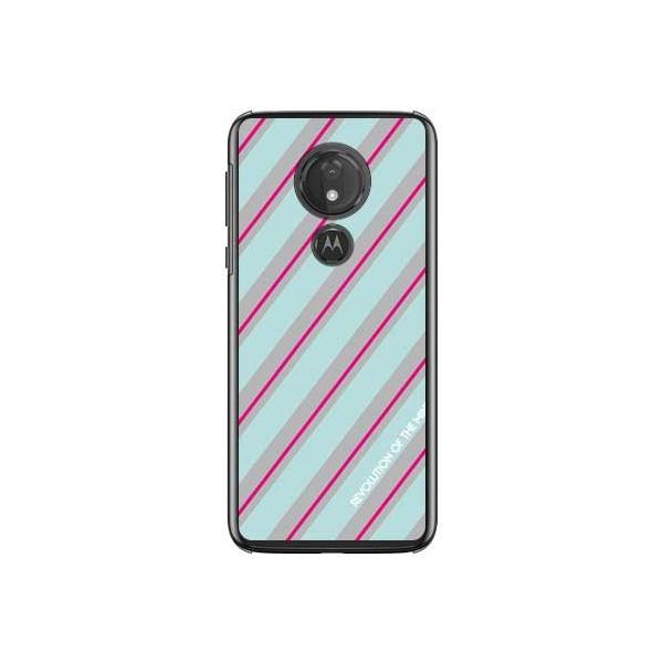 moto g7 POWER �P�[�X XT1955 Stripe �G�������h �X�}�z�P�[�X (�󒍐��Y)