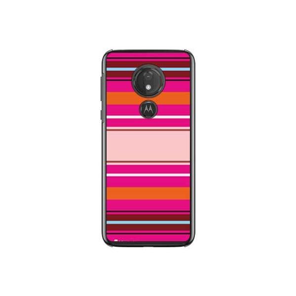 moto g7 POWER �P�[�X XT1955 Moisture Stripe �s���N �X�}�z�P�[�X (�󒍐��Y)