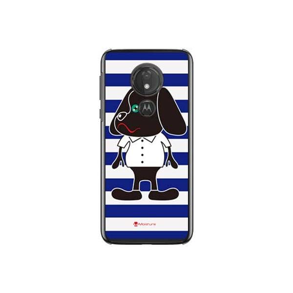 moto g7 POWER �P�[�X XT1955 Doggy Stripe �l�C�r�[ �X�}�z�P�[�X (�󒍐��Y)