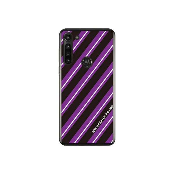 moto g8 power �P�[�X XT2041 Stripe �u���b�N �X�}�z�P�[�X (�󒍐��Y)