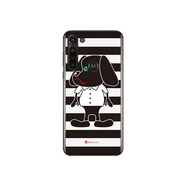 moto g8 power �P�[�X XT2041 Doggy Stripe �u���b�N �X�}�z�P�[�X (�󒍐��Y)
