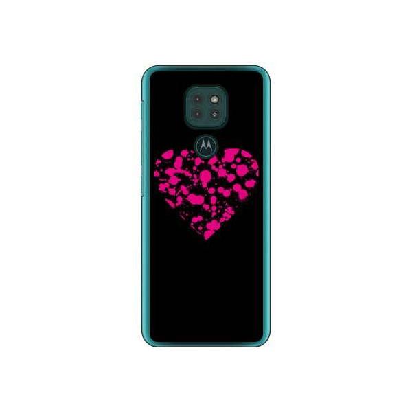 moto g9 PLAY �P�[�X XT2083 �h���b�v�n�[�g �u���b�N �X�}�z�P�[�X (�󒍐��Y)