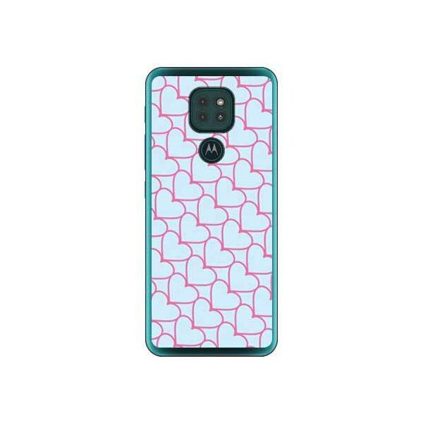moto g9 PLAY �P�[�X XT2083 �n�[�g�X�g���C�v �T�b�N�X�u���[×�s���N �X�}�z�P�[�X (�󒍐��Y)