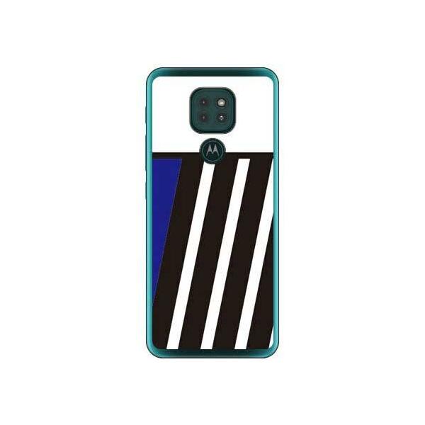 moto g9 PLAY �P�[�X XT2083 BLUE �� BLACK �u���[ �X�}�z�P�[�X (�󒍐��Y)