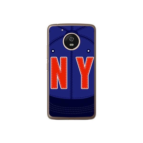 Moto G5 �P�[�X XT1676 NY �u���[×�l�C�r�[ �X�}�z�P�[�X (�󒍐��Y)