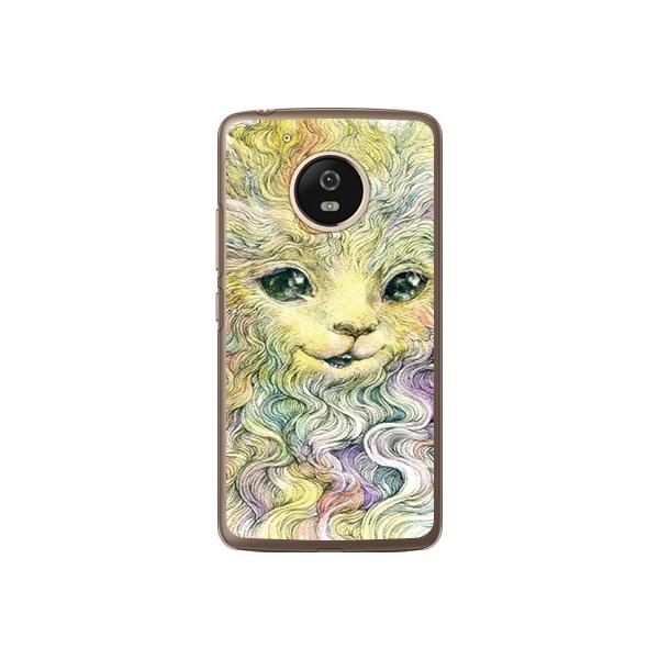 Moto G5 �P�[�X XT1676 Rainbow Cat design by KYOTARO �X�}�z�P�[�X (�󒍐��Y)