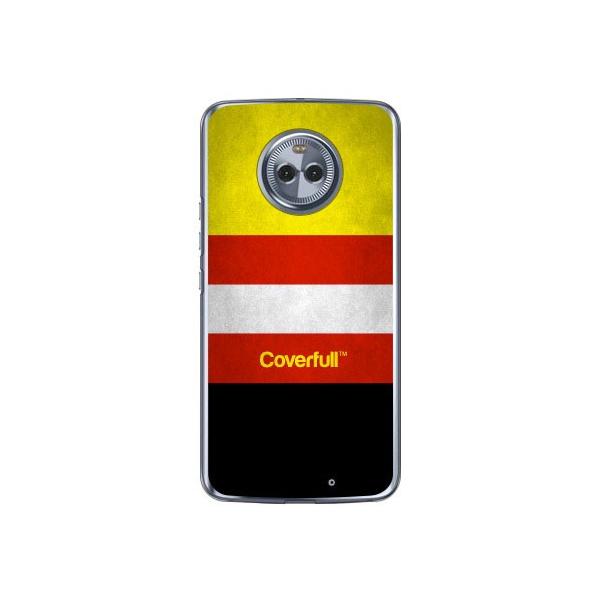 Moto X4 �P�[�X XT1900 KICKS #5 �C�G���[×���b�h Cf ltd �X�}�z�P�[�X (�󒍐��Y)