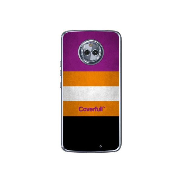 Moto X4 �P�[�X XT1900 KICKS #5 �p�[�v��×�I�����W Cf ltd �X�}�z�P�[�X (�󒍐��Y)