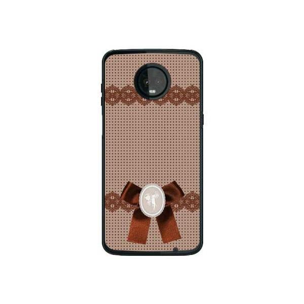 Moto Z3 Play �P�[�X XT1929 �h�b�g×�J���I �u���E�� �X�}�z�P�[�X (�󒍐��Y)