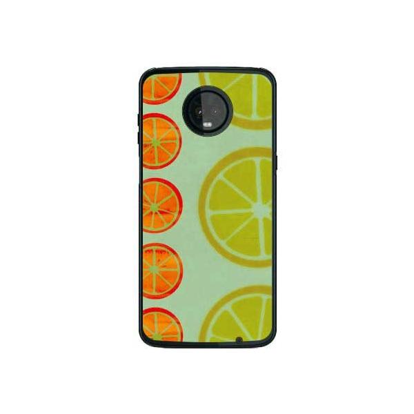 Moto Z3 Play �P�[�X XT1929 �I�����W�t���[�c �u���[ �X�}�z�P�[�X (�󒍐��Y)