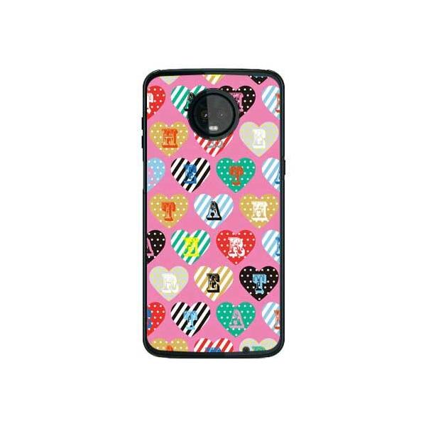 Moto Z3 Play �P�[�X XT1929 �J���t���n�[�g �s���N �X�}�z�P�[�X (�󒍐��Y)