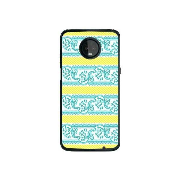 Moto Z3 Play �P�[�X XT1929 ���[�X�X�g���C�v �G�������h �X�}�z�P�[�X (�󒍐��Y)