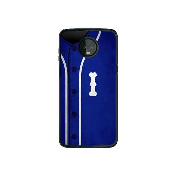 Moto Z3 Play �P�[�X XT1929 �x�[�X�{�[�� �u���[ I �X�}�z�P�[�X (�󒍐��Y)