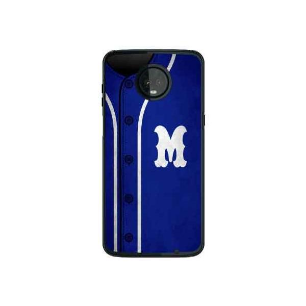 Moto Z3 Play �P�[�X XT1929 �x�[�X�{�[�� �u���[ M �X�}�z�P�[�X (�󒍐��Y)