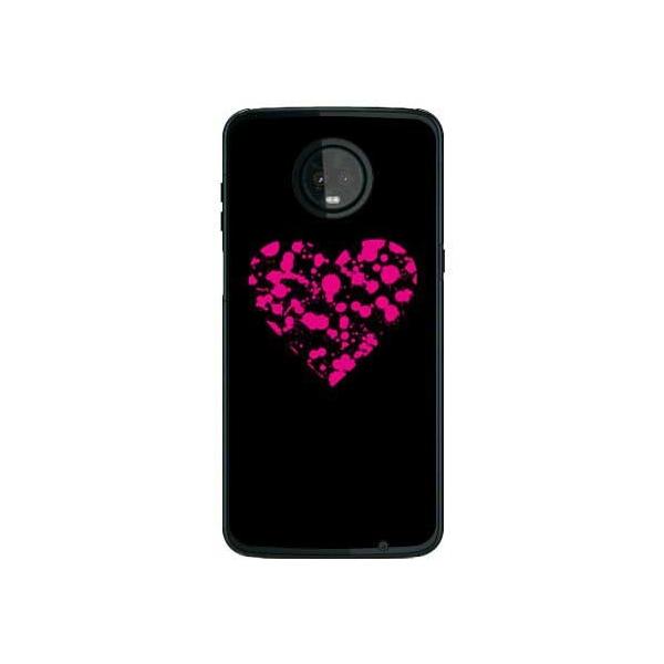 Moto Z3 Play �P�[�X XT1929 �h���b�v�n�[�g �u���b�N �X�}�z�P�[�X (�󒍐��Y)