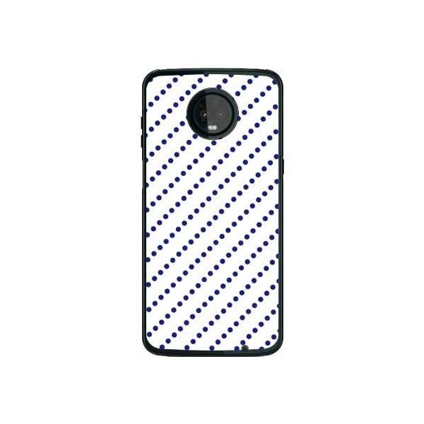 Moto Z3 Play �P�[�X XT1929 �h�b�g�X�g���C�v �z���C�g×�l�C�r�[ �X�}�z�P�[�X (�󒍐��Y)