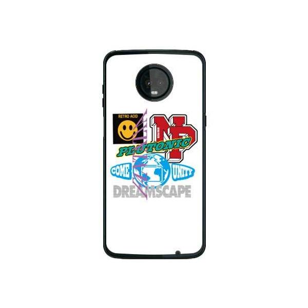 Moto Z3 Play �P�[�X XT1929 NEW/PATH STICKERS REWORK �i�z���C�g�j �X�}�z�P�[�X (�󒍐��Y)