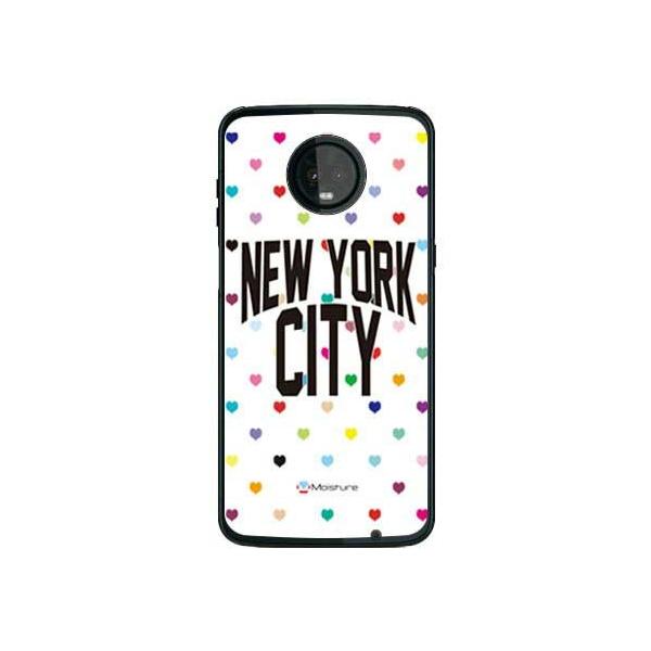 Moto Z3 Play �P�[�X XT1929 NYC �}���`�n�[�g�h�b�g�z���C�g �X�}�z�P�[�X (�󒍐��Y)