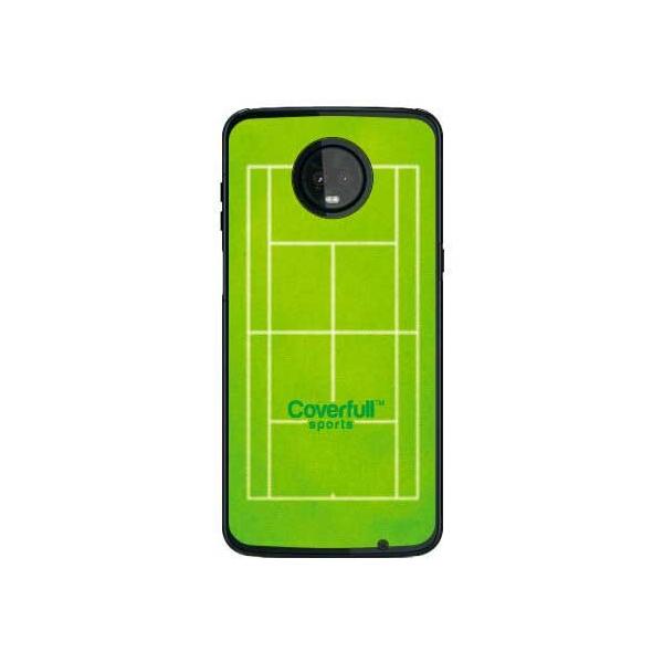 Moto Z3 Play �P�[�X XT1929 �e�j�X �O���[�� �X�}�z�P�[�X (�󒍐��Y)