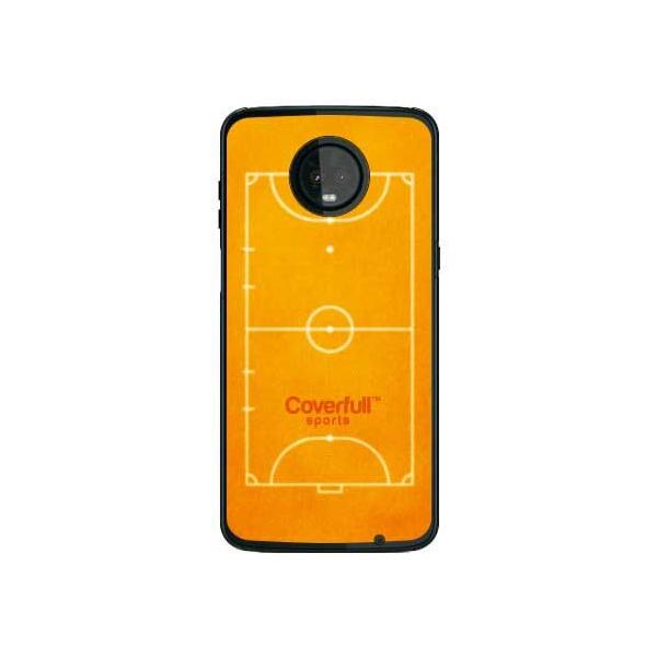 Moto Z3 Play �P�[�X XT1929 �t�b�g�T�� �I�����W �X�}�z�P�[�X (�󒍐��Y)