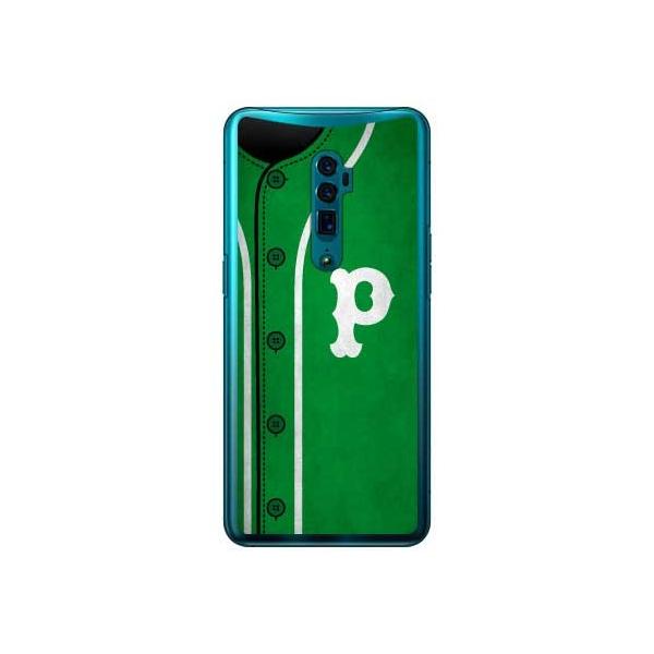 OPPO Reno 10x Zoom �P�[�X Cf LTD �x�[�X�{�[�� �O���[�� P �X�}�z�P�[�X (�󒍐��Y)