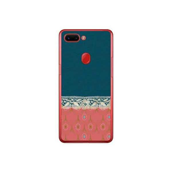 OPPO R15 Pro �P�[�X ���A�����[�X �l�C�r�[×�s���N �X�}�z�P�[�X (�󒍐��Y)