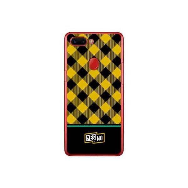 OPPO R15 Pro �P�[�X �u���b�N�`�F�b�N �C�G���[ �X�}�z�P�[�X (�󒍐��Y)
