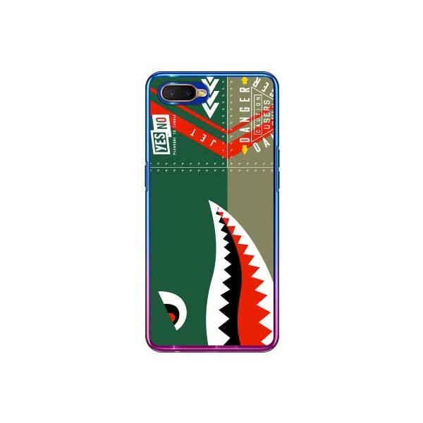 OPPO R17 Neo �P�[�X �V���[�N �O���[�� �X�}�z�P�[�X (�󒍐��Y)