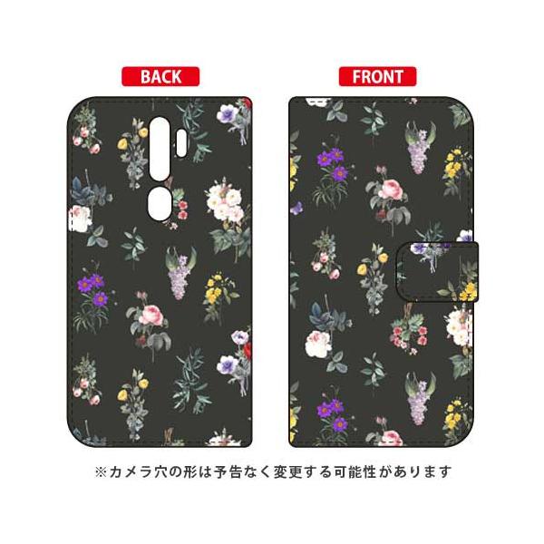 OPPO A5 2020 �P�[�X �蒠 SINDEE Botanical �i�u���b�N�j �X�}�z�P�[�X (�󒍐��Y)