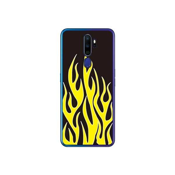 OPPO A5 2020 �P�[�X �t�@�C���[�p�^�[�� �u���b�N×�C�G���[ �X�}�z�P�[�X (�󒍐��Y)