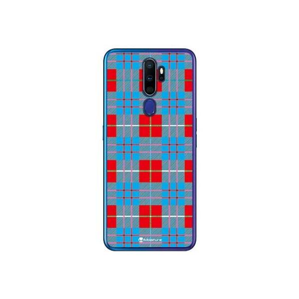 OPPO A5 2020 �P�[�X Tartan check ���b�h �X�}�z�P�[�X (�󒍐��Y)