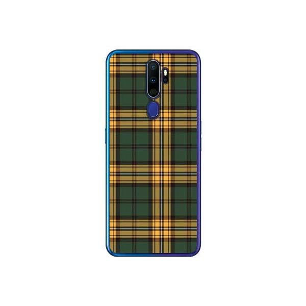 OPPO A5 2020 �P�[�X �`�F�b�N �O���[��×�C�G���[ �X�}�z�P�[�X (�󒍐��Y)