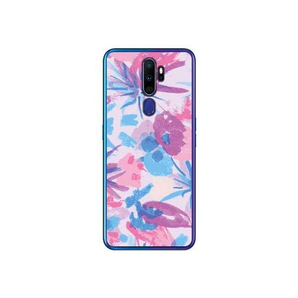 OPPO A5 2020 �P�[�X �s���N�t�����[�Y �h���[�C���O �X�}�z�P�[�X (�󒍐��Y)