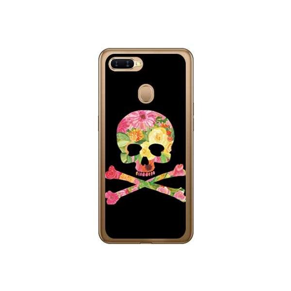 OPPO AX7 Flower skull ubN X}zP[X (󒍐Y)